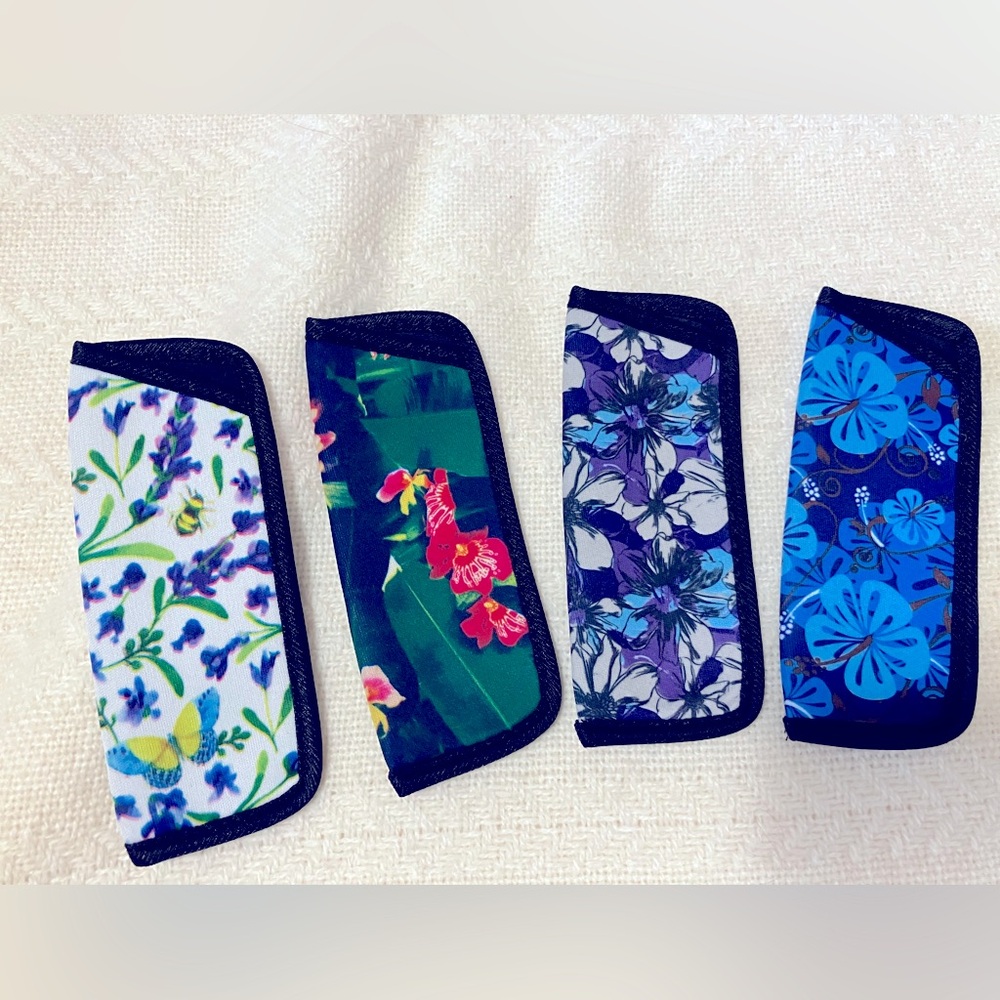 16 Slip-In Protective Soft Sleeves For Reading Glasses Storage Pouch- New - Picture 3 of 4